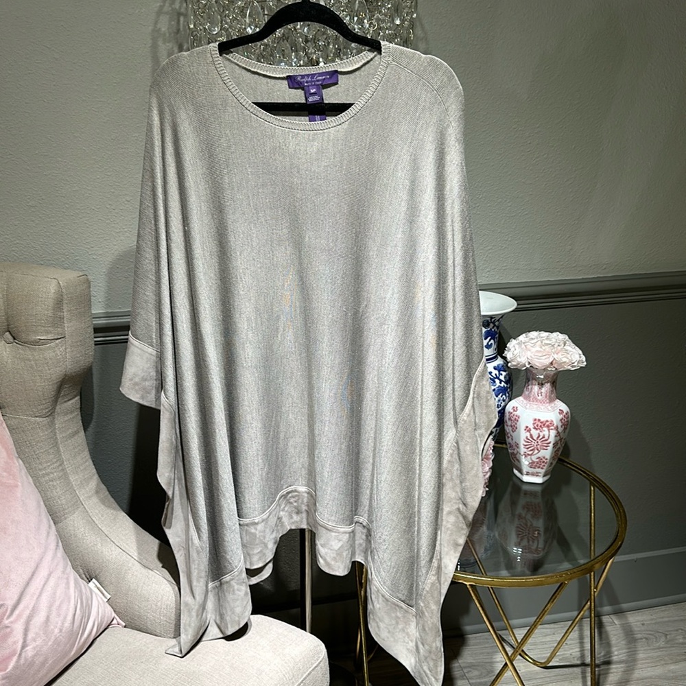 Ralph Lauren Purple Label Sweater Cape